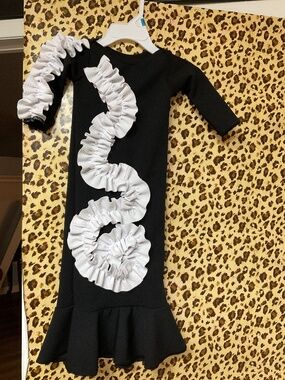 Newborn baby girl gown